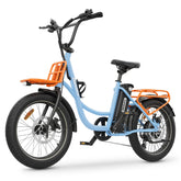 Electric Bike  Hidoes HD-C6 - Motor 250W Battery 36V13AH 20 Inch Tires Disc Brakes - Blue